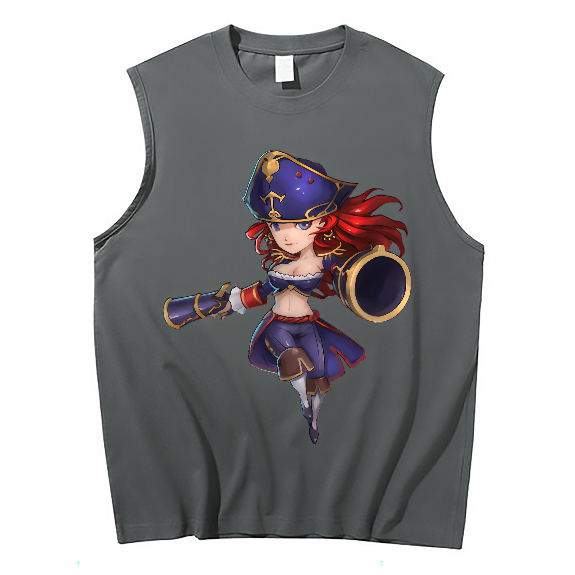 （画像用） リーグ・オブ・レジェンド League of Legends LOL コットン100％タンクトップ（フロントプリント）
